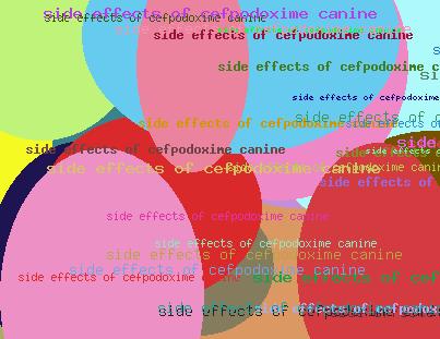side effects of cefpodoxime canine